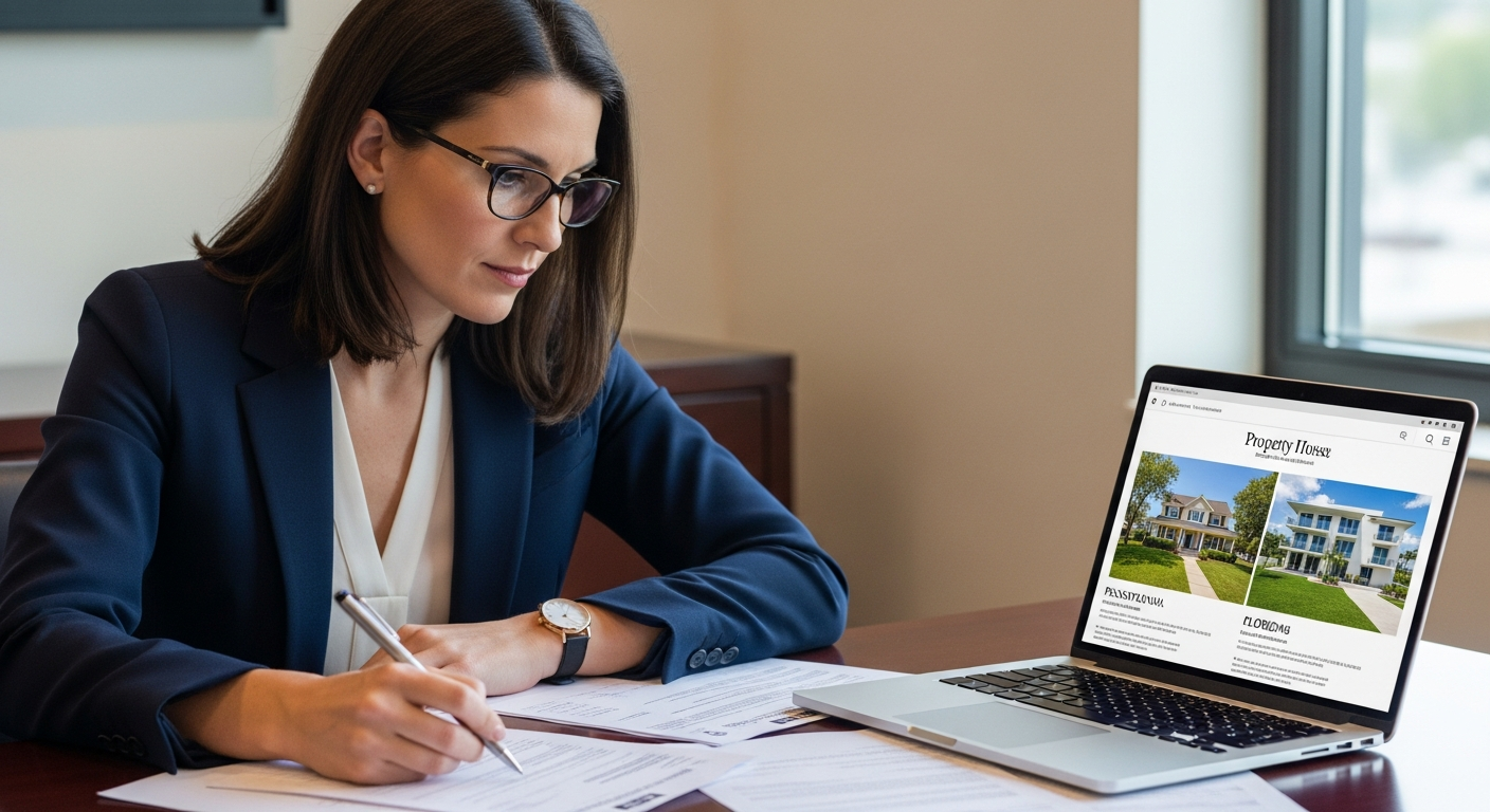 DSCR Loans Pennsylvania Florida 2026 — Dynamic Funding Solutions Real estate investor reviewing DSCR loan documents for Pennsylvania and Florida rental properties, Dynamic Funding Solutions